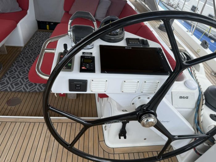 helm, Hanse 575, sailboat for sale