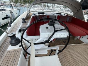 helm, Hanse 575, sailboat for sale
