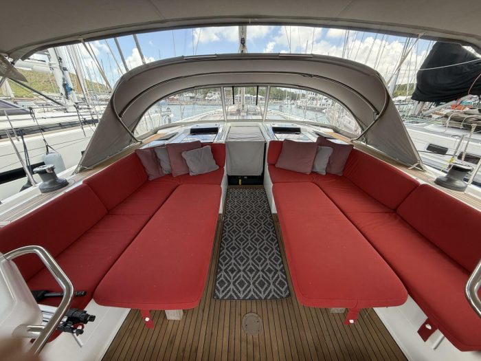 cockpit, Hanse 575, sailboat for sale