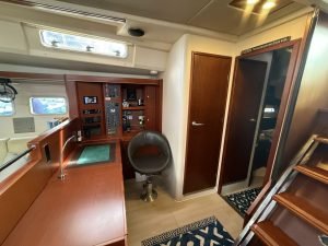 navigation station, Hanse 575, sailboat for sale