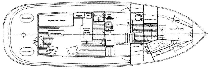 diagram, Victory Tug 37, trawler for sale