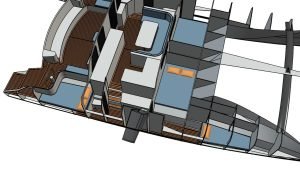 diagram, Arrow 1280 S, catamaran for sale