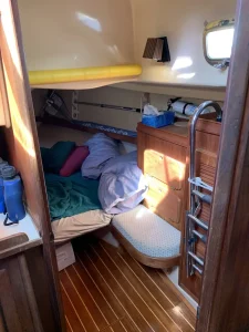 bed, Island Packet 35, sailboat for sale