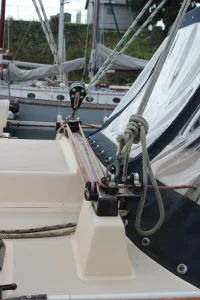 deck, Island Packet 35, sailboat for sale