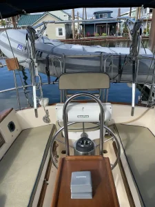 cockpit, Island Packet 35, sailboat for sale
