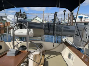 cockpit, Island Packet 35, sailboat for sale