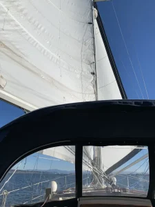 deck, Island Packet 35, sailboat for sale