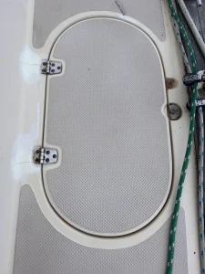deck, Island Packet 35, sailboat for sale