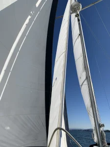deck, Island Packet 35, sailboat for sale