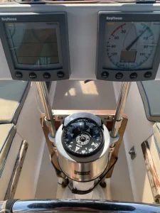 helm, Island Packet 35, sailboat for sale