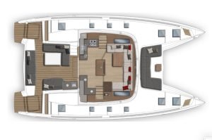 diagram, Lagoon 50, catamaran for sale