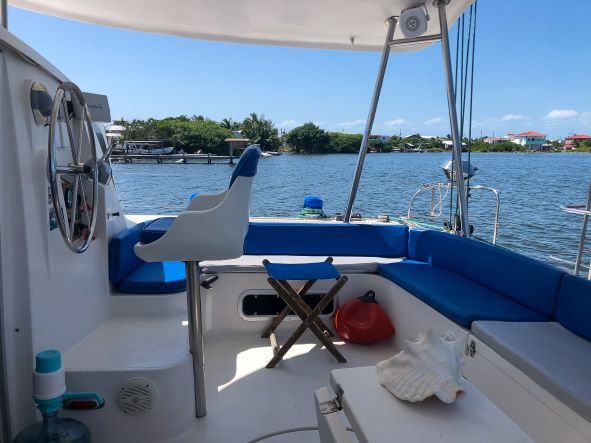 cockpit, FP 42 Venezia, catamaran for sale
