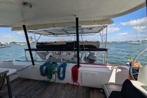 cockpit, Lagoon 570, catamaran for sale