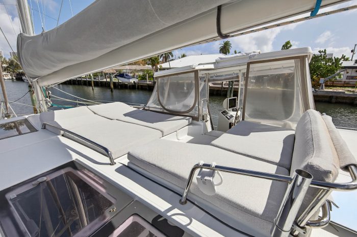 deck, FP 44 Helia, catamaran for sale