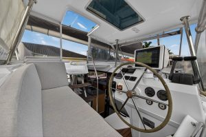 helm, FP 44 Helia, catamaran for sale