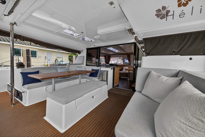 cockpit, FP 44 Helia, catamaran for sale