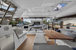 cockpit, FP 44 Helia, catamaran for sale