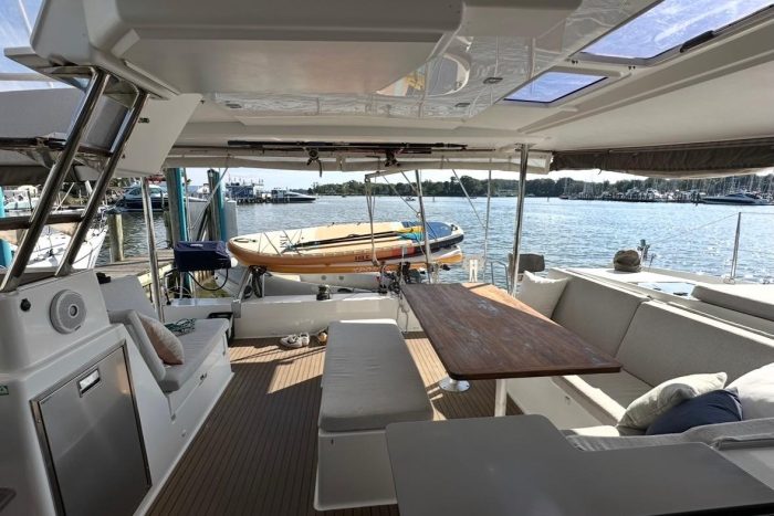 cockpit, FP 44 Helia, catamaran for sale