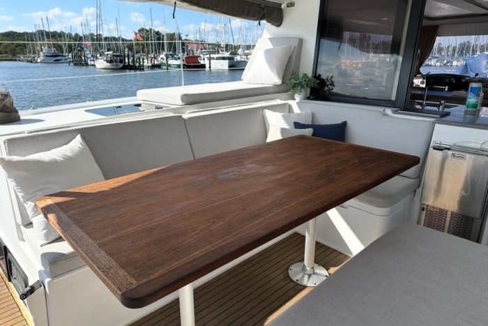 cockpit, FP 44 Helia, catamaran for sale