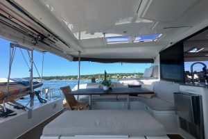 cockpit, FP 44 Helia, catamaran for sale
