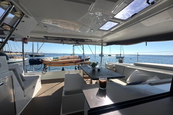 cockpit, FP 44 Helia, catamaran for sale
