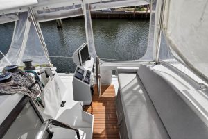 cockpit, FP 44 Helia, catamaran for sale