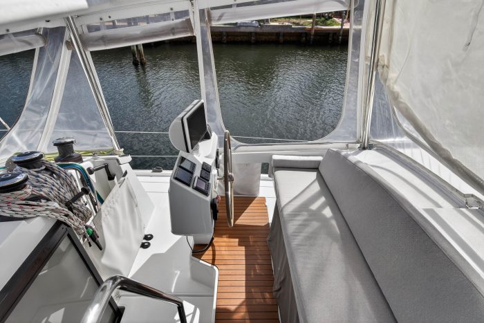 cockpit, FP 44 Helia, catamaran for sale