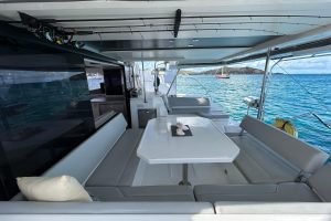 cockpit, Leopard 45, catamaran for sale