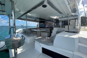 cockpit, Leopard 45, catamaran for sale