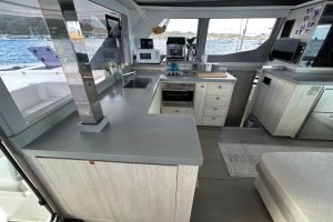 interior, Leopard 45, catamaran for sale