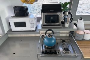 interior, Leopard 45, catamaran for sale