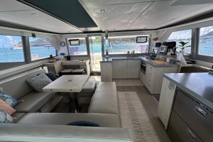 salon, Leopard 45, catamaran for sale