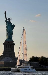 underway, Lagoon 46, catamaran for sale