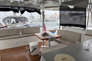 cockpit, Lagoon 46, catamaran for sale