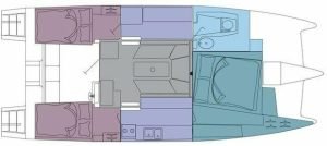 diagram, Gemini 105, catamaran for sale