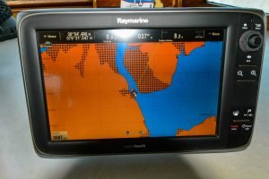navigation station, Ocean Alexander 500, trawler for sale