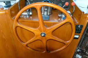 navigation station, Ocean Alexander 500, trawler for sale