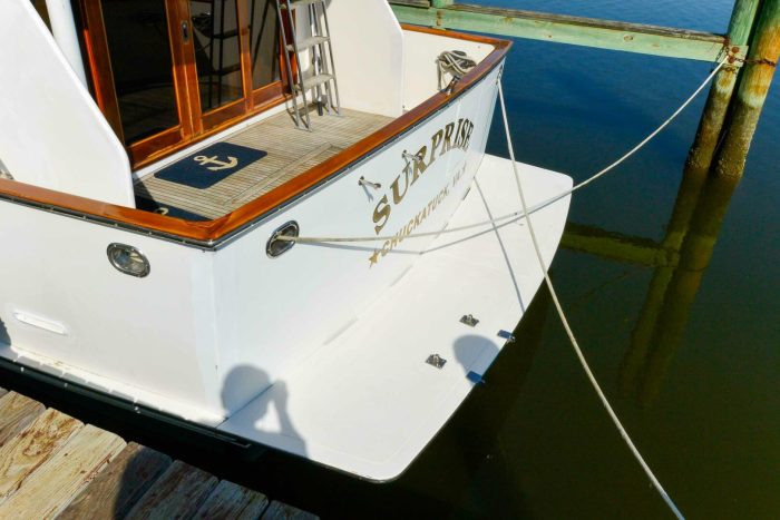 deck, Ocean Alexander 500, trawler for sale
