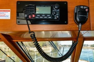 navigation station, Ocean Alexander 500, trawler for sale