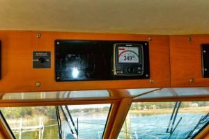 navigation station, Ocean Alexander 500, trawler for sale