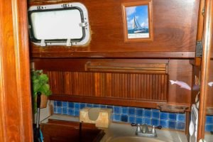 interior, Endeavour 37, sailboat for sale