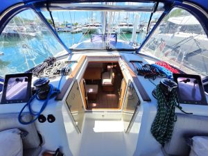 helm, Jeanneau 479 Sun Odyssey, sailboat for sale
