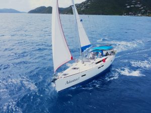 underway, Jeanneau 479 Sun Odyssey, sailboat for sale