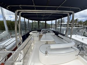 cockpit, Leopard 37 PC, trawler for sale