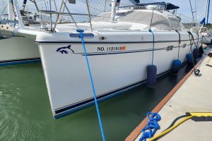 exterior, Privilege 435, catamaran for sale