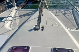 deck, Privilege 435, catamaran for sale