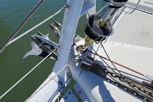 deck, Privilege 435, catamaran for sale
