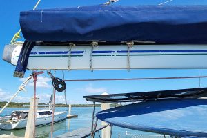 deck, Privilege 435, catamaran for sale