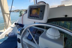helm, Privilege 435, catamaran for sale