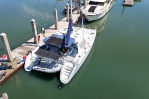 exterior, Privilege 435, catamaran for sale